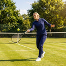 Women's Quarter Zip Tracksuit in lightweight polyester