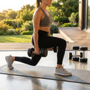 Urethane dumbbells with steel core, ideal for gyms