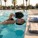 Swimming hand paddles with ergonomic design for swim training