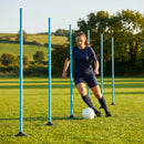 Slalom training poles in vibrant colours for sports practice