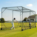 Replacement batting cage net for cricket and baseball made from HDPE