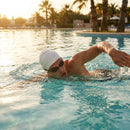 Silicone swimming caps available in five colours for training