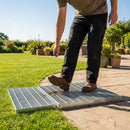 Galvanised steel foot grate for sports pitches and courts