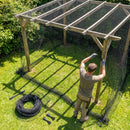 19mm black bird netting made from high-density polyethylene for garden and industrial use