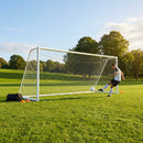 Aluminium football goal 24x8ft for outdoor matches