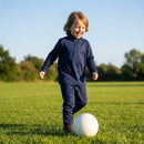 Junior tracksuit quarter zip made from lightweight polyester