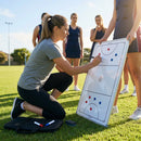 Double-sided coaching board with aluminium frame and accessories
