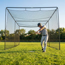 60ft baseball batting cage net made from UV stabilised twine for outdoor use