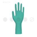 Cadet Blue Green HD+ – heavy duty extended cuff green nitrile gloves – 10x100