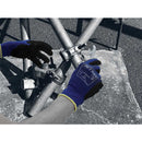 Dim Gray Sandy Nitrile Palm Coated - Firm Grip Gloves - Abrasion Resistant - NitreGrip® Technology - In Bags of 10 Pairs