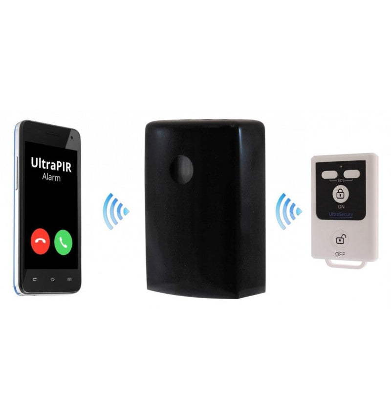 Light Gray 3G UltraPIR GSM Alarm With Rubber Hood