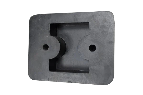 Dim Gray TPX Rubber Dock Bumper 330 x 250 x 100mm