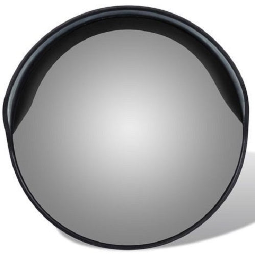 300mm External Polypropylene Steel Blind Spot Mirrors Black