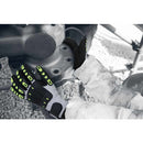 Gray Cut-Resistant TPE Gloves - Back of Hand Protection - Cut Level C - Cases of 10 Bags, 1 Pair per Bag