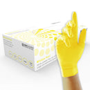 Goldenrod yellow nitrile gloves – 10x100
