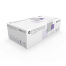 Light Gray Heavy Duty Purple Nitrile Chemical Resistant ASTM D6978 Chemo Gloves - Cases of 10 Boxes, 100 Gloves per Box