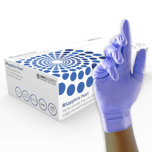 Lavender sapphire nitrile gloves – 10x100