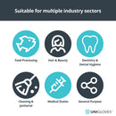 White Smoke sapphire nitrile gloves – 10x100