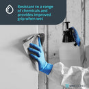 Gray Blue Nitrile Powder Free Medical Examination Gloves – Cases of 10 Boxes, 200 Gloves per Box