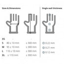 Light Slate Gray Latex HD – Heavy Duty Disposable Automotive Long Blue Latex Gloves - Cases of 10 Boxes, 50 Gloves per Box