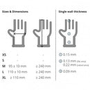 Light Slate Gray Orange HD – Heavy Duty Orange Nitrile Gloves - Cases of 10 Boxes, 100 Gloves per Box