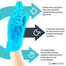 Beige Blue TPE Gloves – Cases of 10 Boxes, 200 Gloves per Box