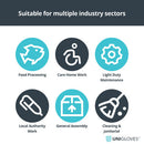 White Smoke Blue TPE Gloves – Cases of 10 Boxes, 200 Gloves per Box