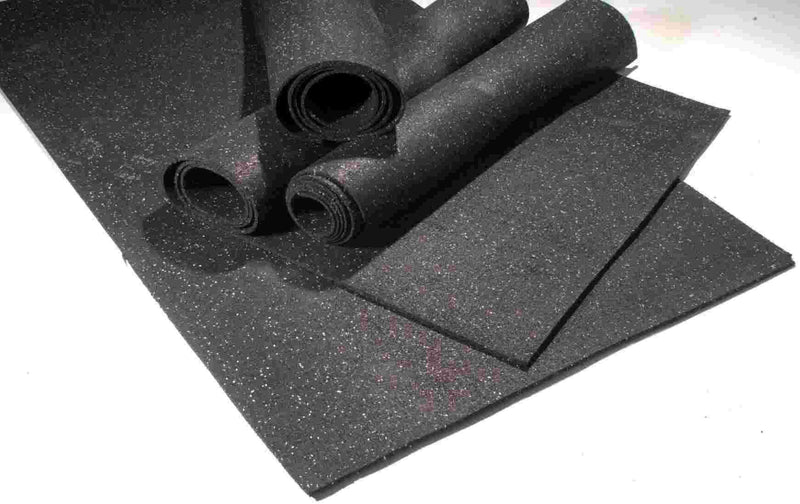 Dark Slate Gray Heavy Duty Rubber Gym Flooring Rolls Non Slip