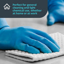 Dark Slate Blue Blue latex household gloves – 12x12