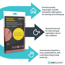 Dark Olive Green pink latex household gloves – 12x12