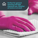 Pale Violet Red pink latex household gloves – 12x12